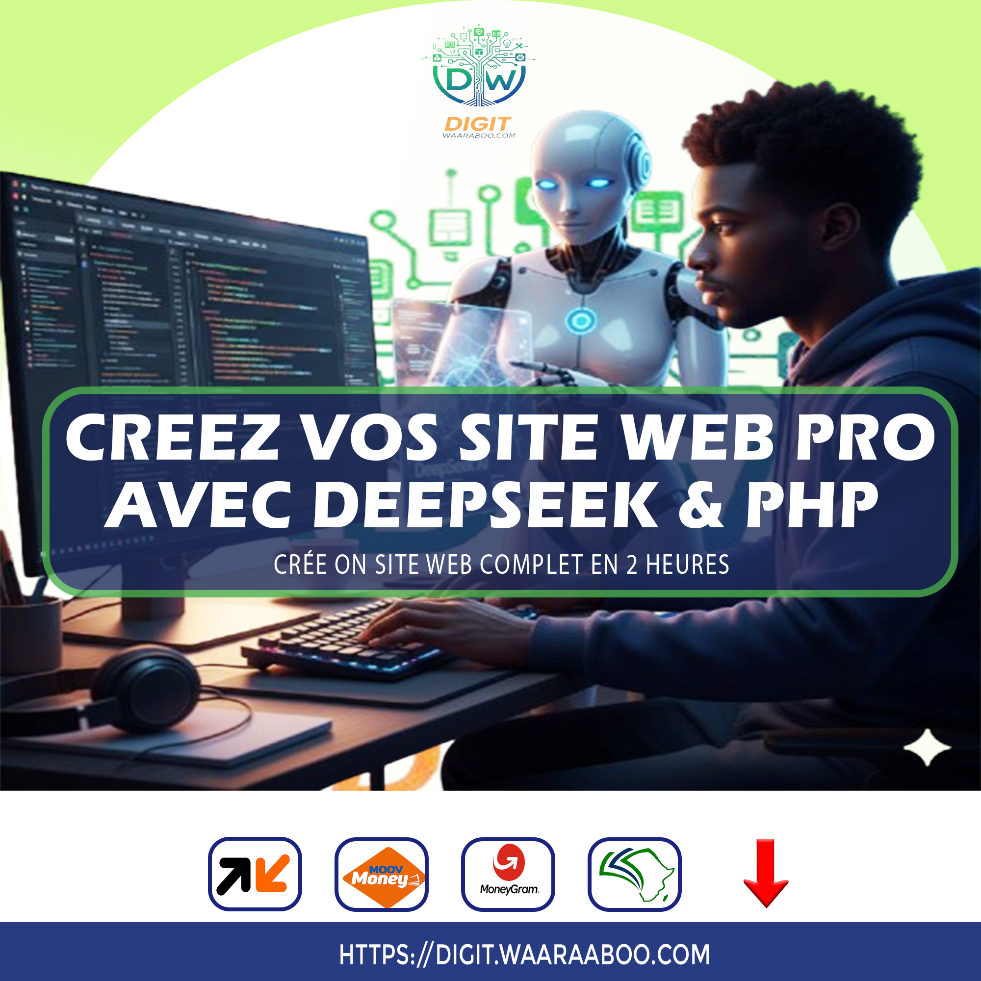 Créer son site web avec l'IA DeepSeek : Votre passeport pour l'ère numérique !
