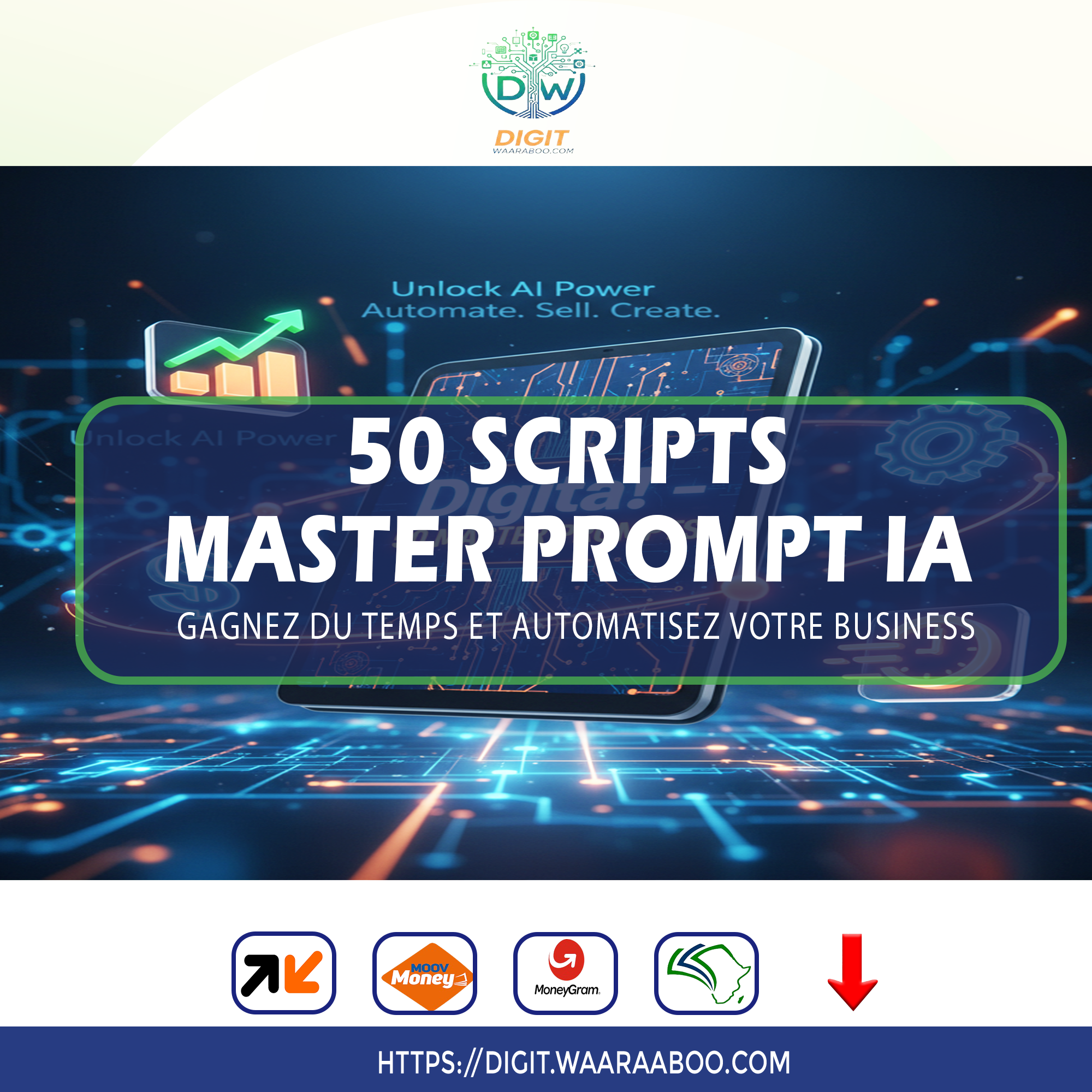 Les 50 Master Prompts IA Indispensables pour Automatiser, Vendre et Créer en 2025/2026.