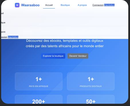 Waaraaboo - Plateforme E-learning